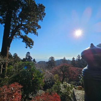 太平山神社からの筑波山