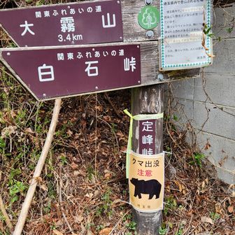 定峰峠に到着。