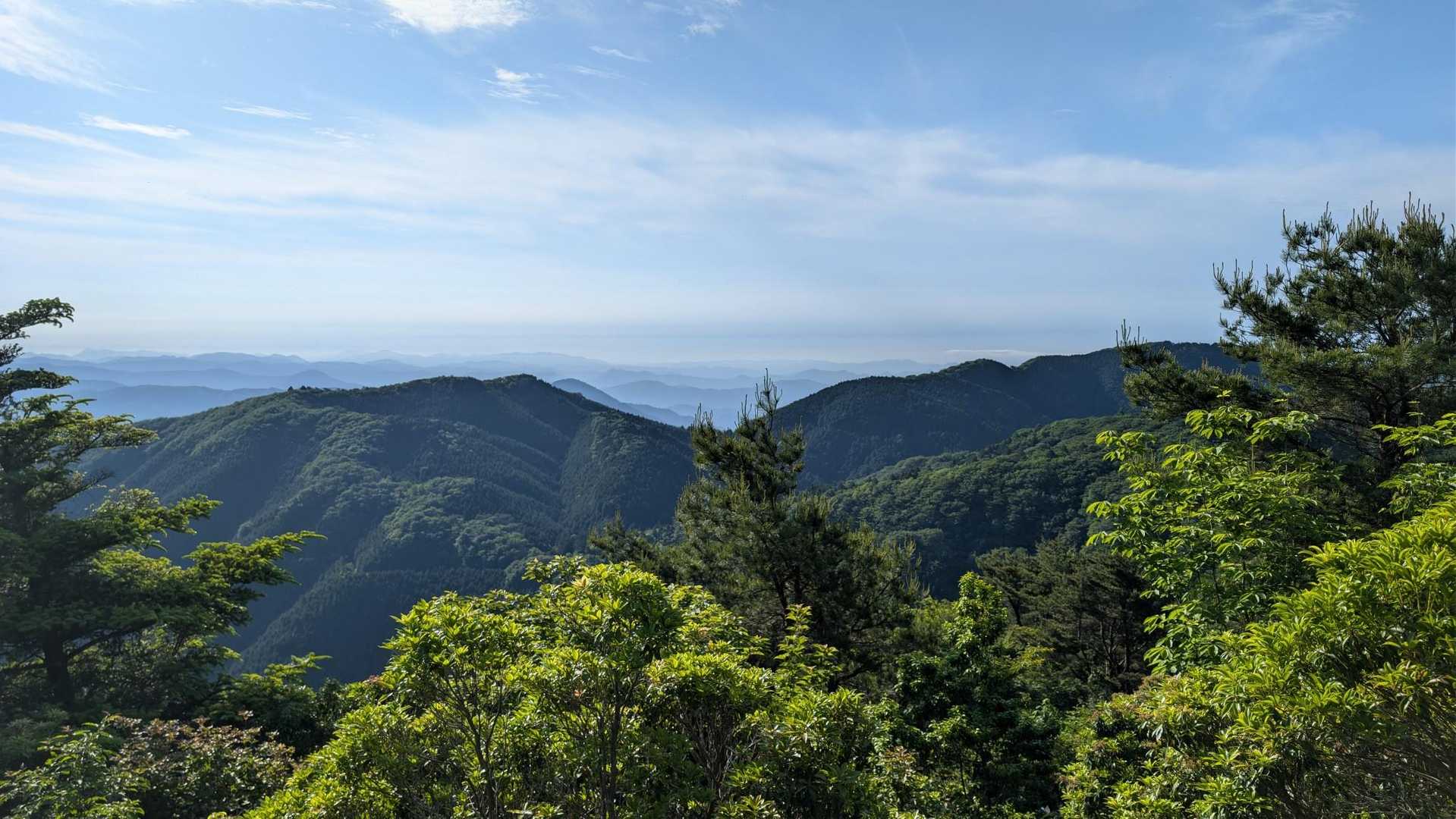 これは多分、城将山、水ノ尾山方面。
さあ、下山しましょうか。