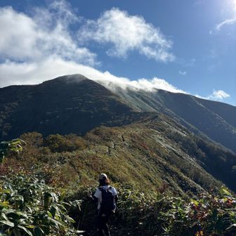 さっ！
平標山の姿が見えてきた🤗⤴︎