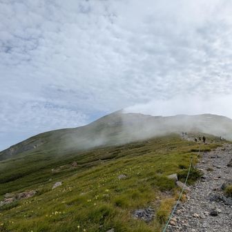 白馬岳も、見えてきた