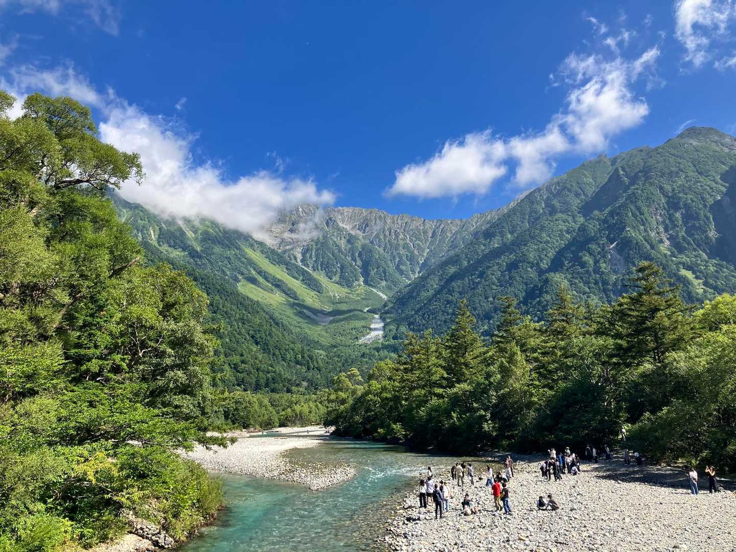 初日もいいお天気です。