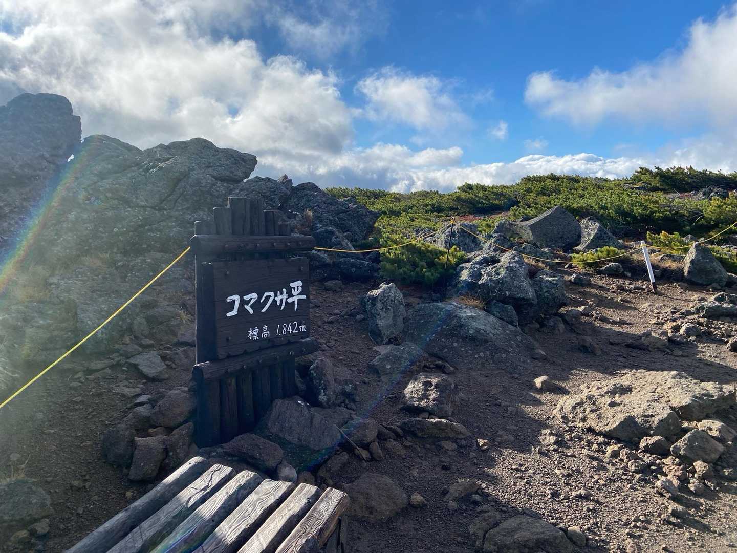 赤岳登山口-第一花園-赤岳-白雲岳-緑岳-小泉岳 往復コースの写真