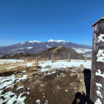 次は平沢山へ
真ん中の山です😊