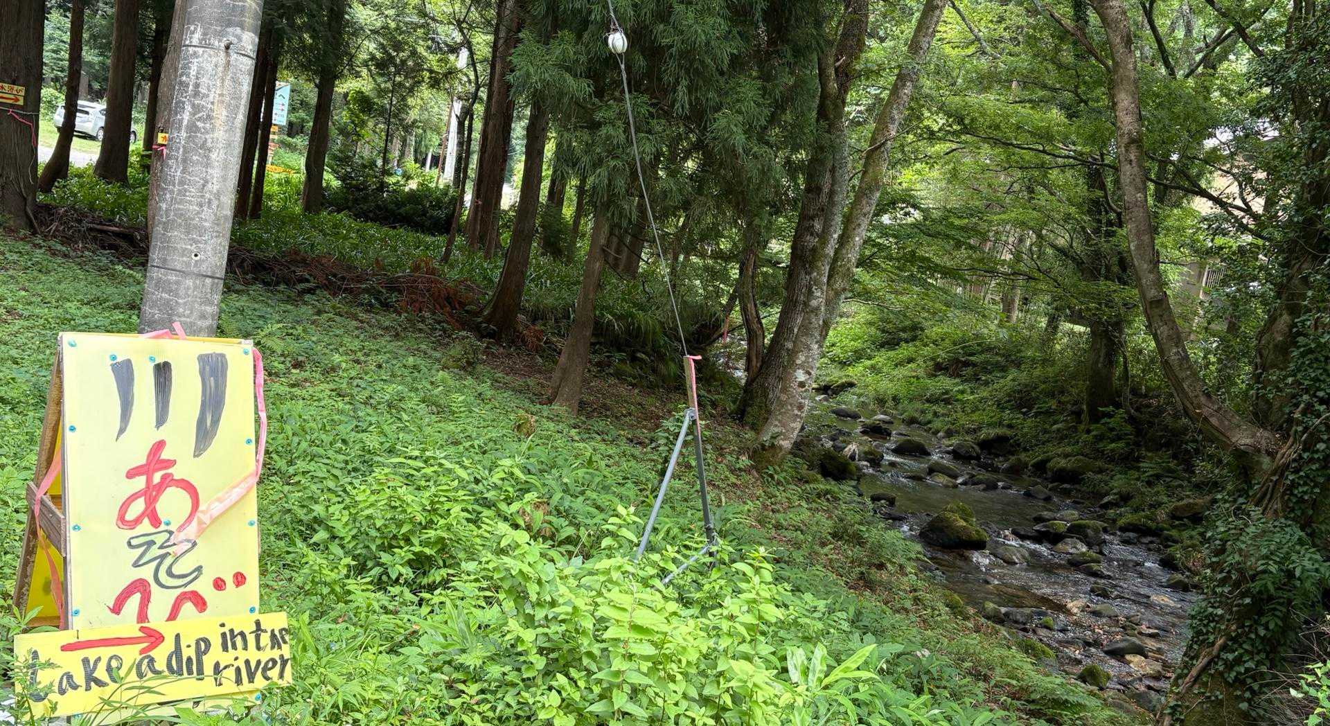 川遊びもできる様に　見通し良く！
里山ほど　手入れが必要なんですね🧐
里山を歩く事で　見えるもの　あるね🤓