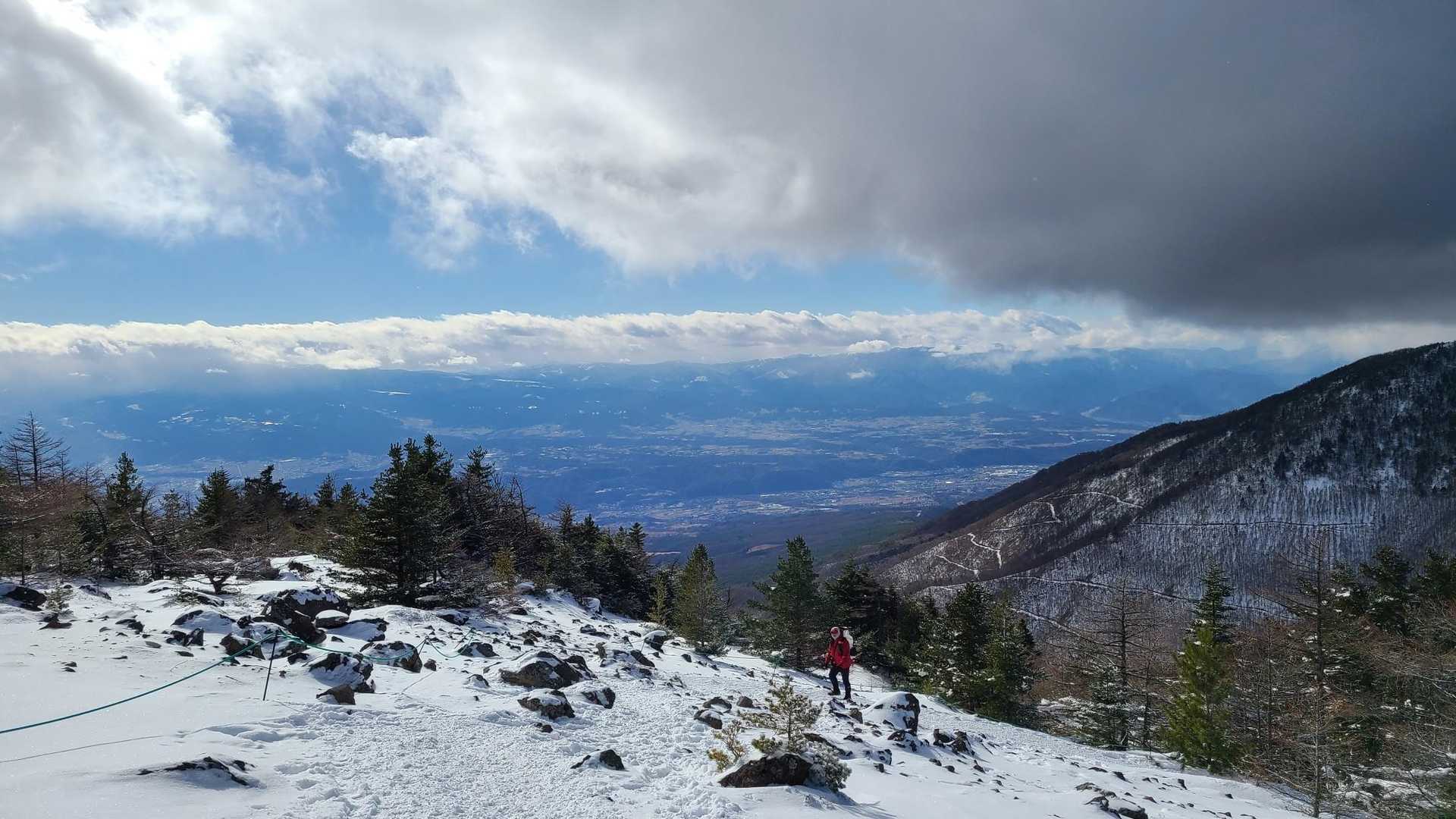 下界は雪無いね😃