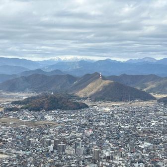 雪化粧の山は　何山？？