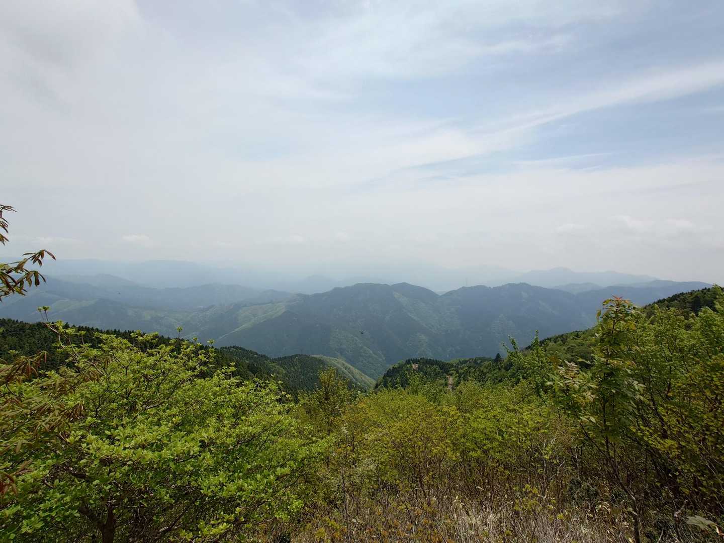 笠菅峠-泉山 往復コースの写真