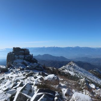 五丈岩＆南アルプスたち😆