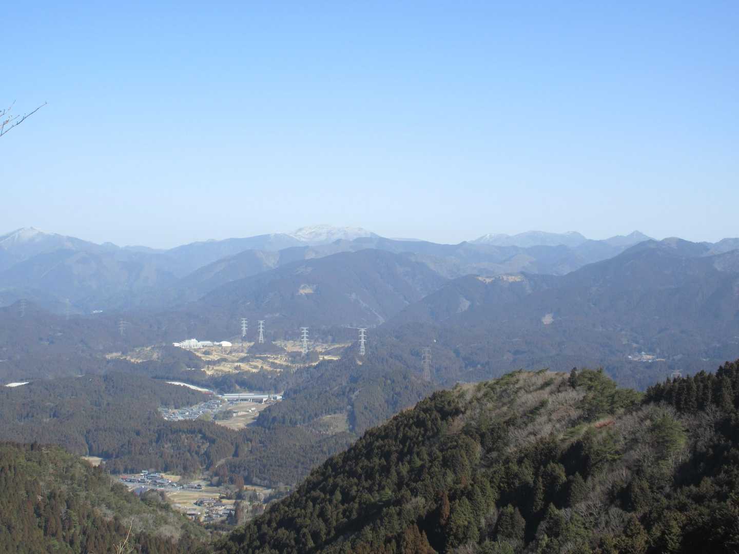 雨乞山、御在所岳、鎌ヶ岳など鈴鹿山系は雪山でした。
