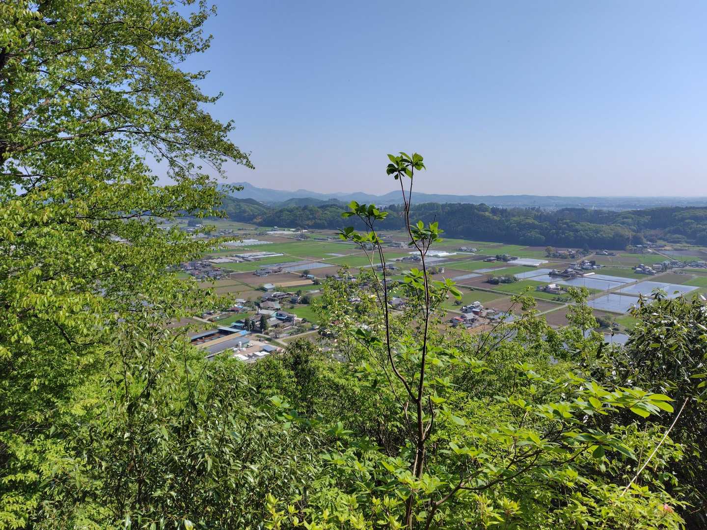 御陵岩山頂からの展望