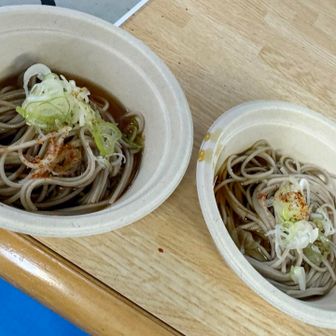 戸隠エイドの蕎麦
この後さらに1杯おかわり。