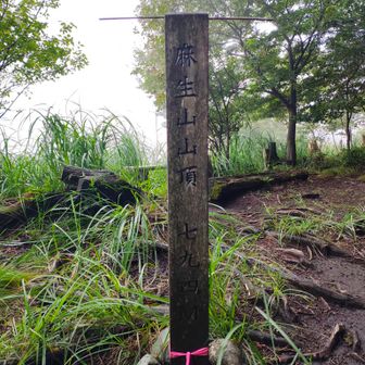 ②麻生山（794m）
「おーる、ガス」