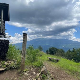 足和田山着
