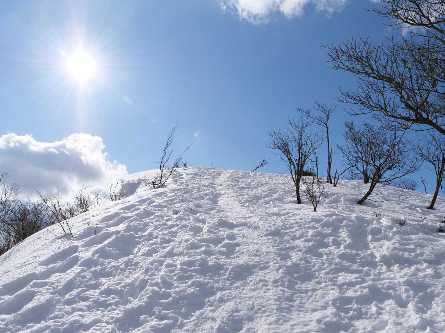 下山の時、振り返って☺️