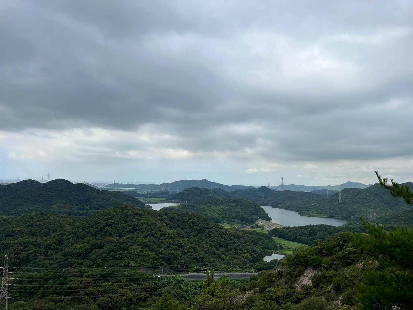 景色はまずまず、風が気持ちいい〜
