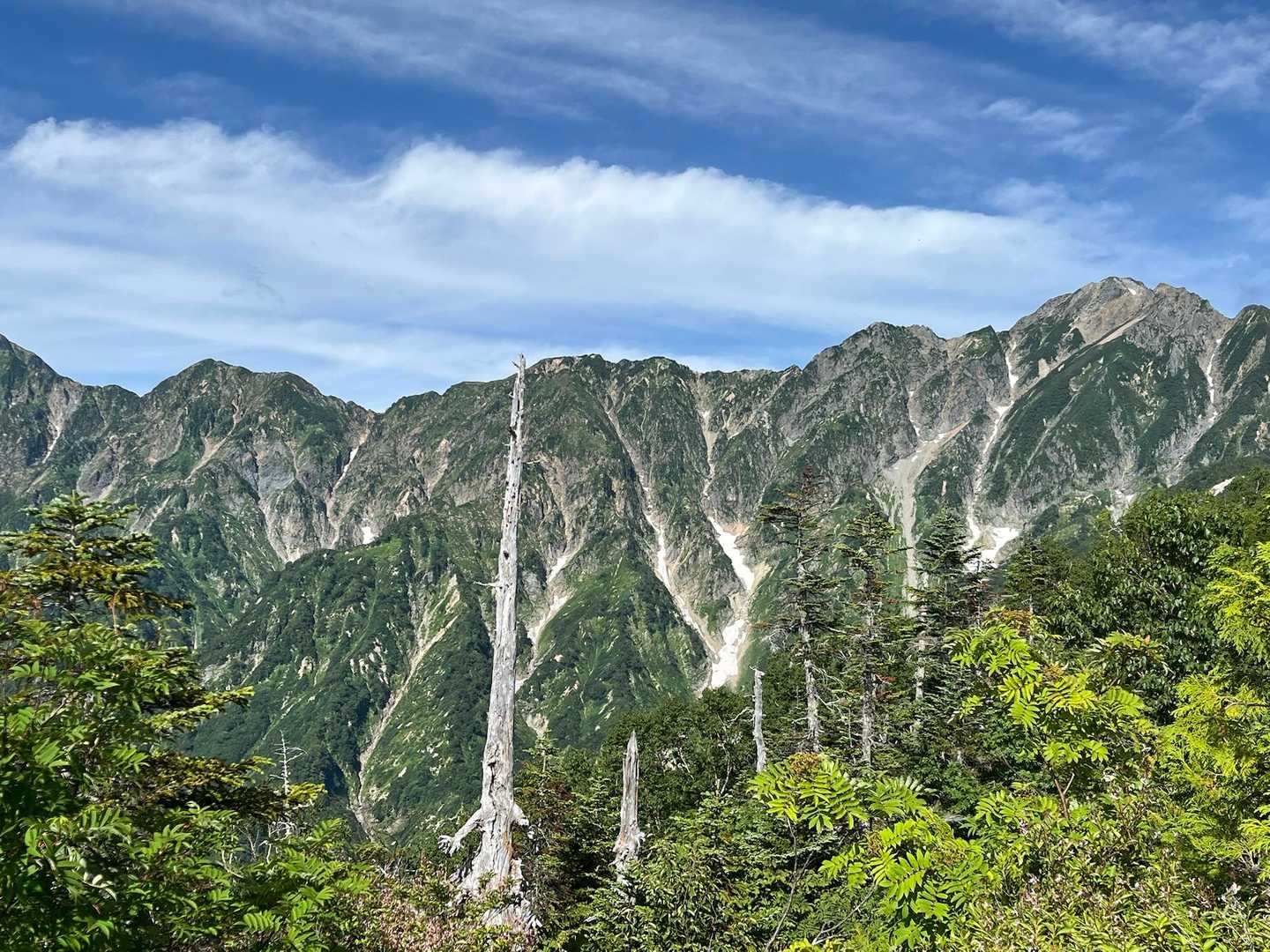 アルプス平〜遠見尾根〜五竜岳 往復コースの写真