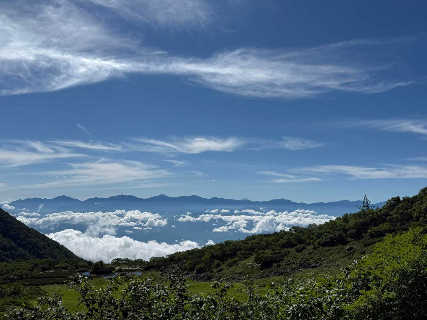 遠くに富士山🗻