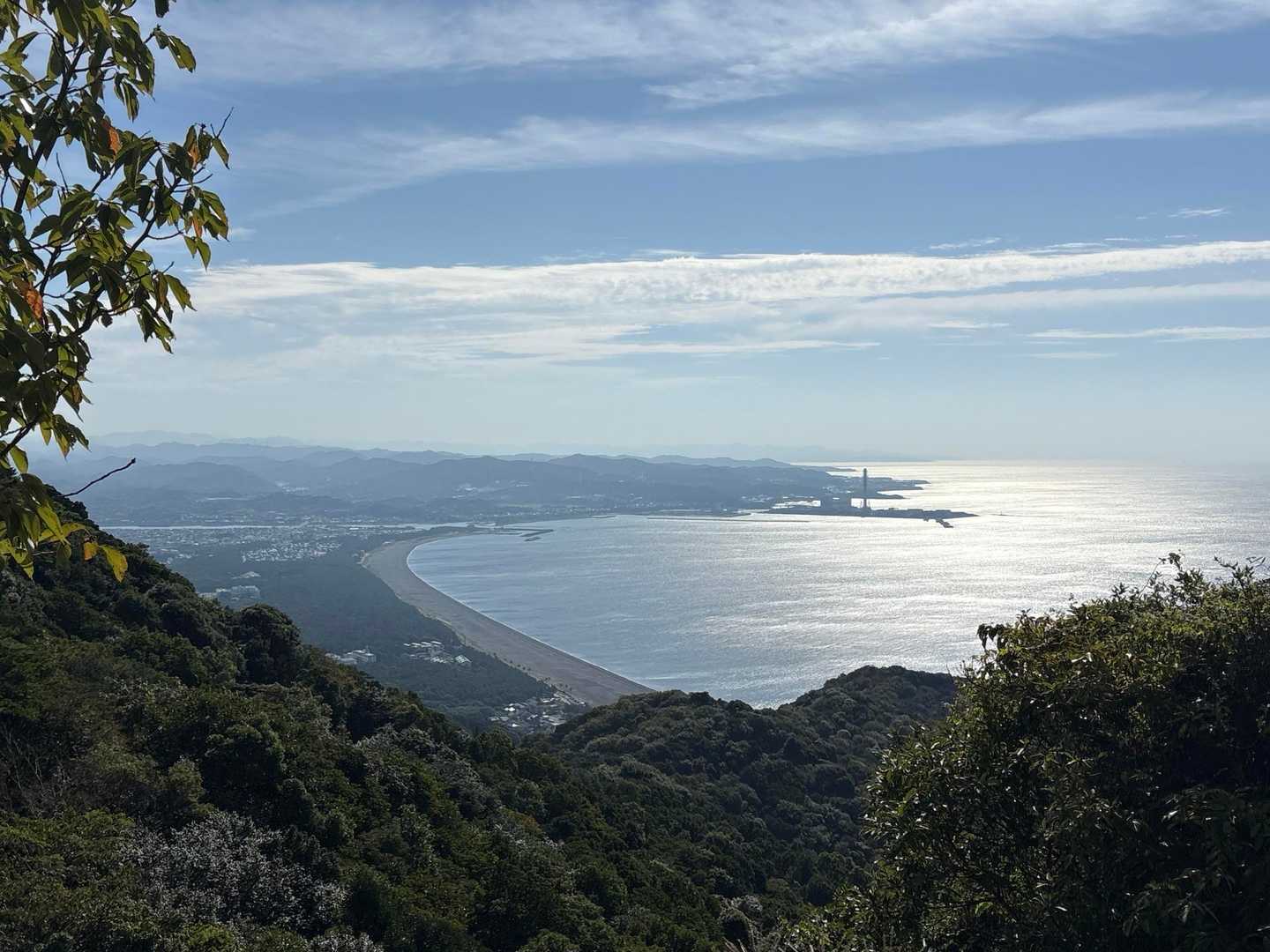 展望台から煙樹ヶ浜と海