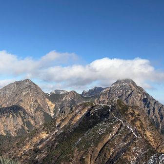 赤岳、阿弥陀岳、硫黄岳