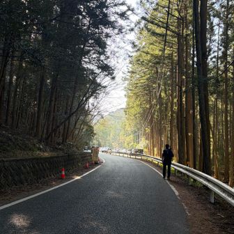 それは結局分からずじまいだったけれど、
　なんとか駐車場🅿️まで帰って来れました😊
　　思ってたより数倍ハードな山行でしたが
　体調も良くて楽しいお山でした💕
　　　　　　万歩計は32000歩超え💨
さぁ❗️高速飛ばして(ゆずさんが)帰宅しまーす😆
　　　　　　　　お疲れ様でした〜(*^^*)