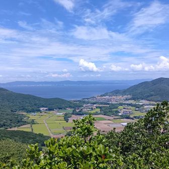 なんとか、山頂
メッチャ暑いし気持ち悪い（笑）