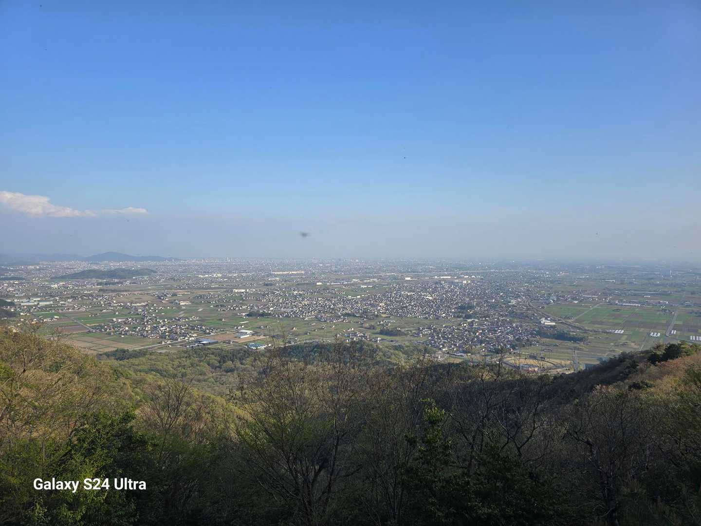 霞んでます