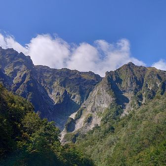 最後に、もう一度一ノ倉沢の
大岩壁を目に焼き付けて。