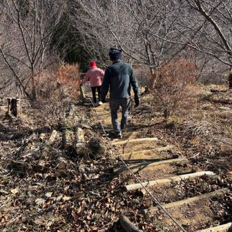 階段の激下り。