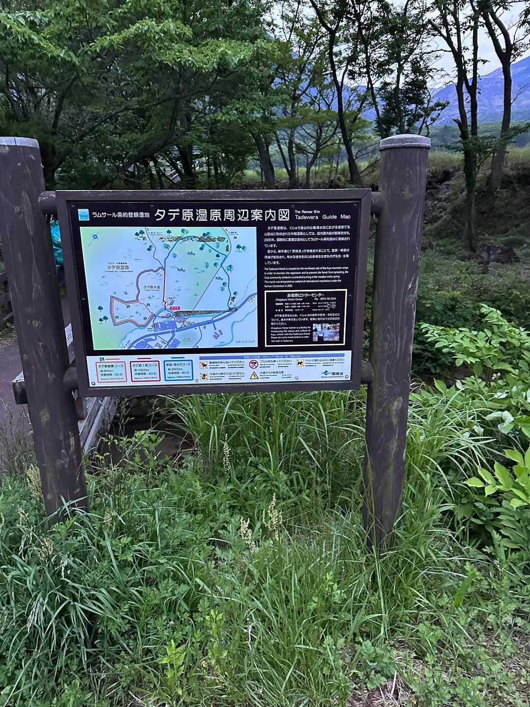 くじゅう登山口-雨ヶ池越-坊ガツル炊事場-大船山登山口-大 往復コースの写真