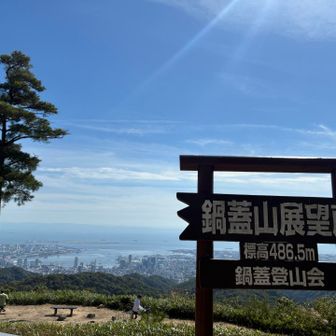 の後の鍋蓋山もキツいんです