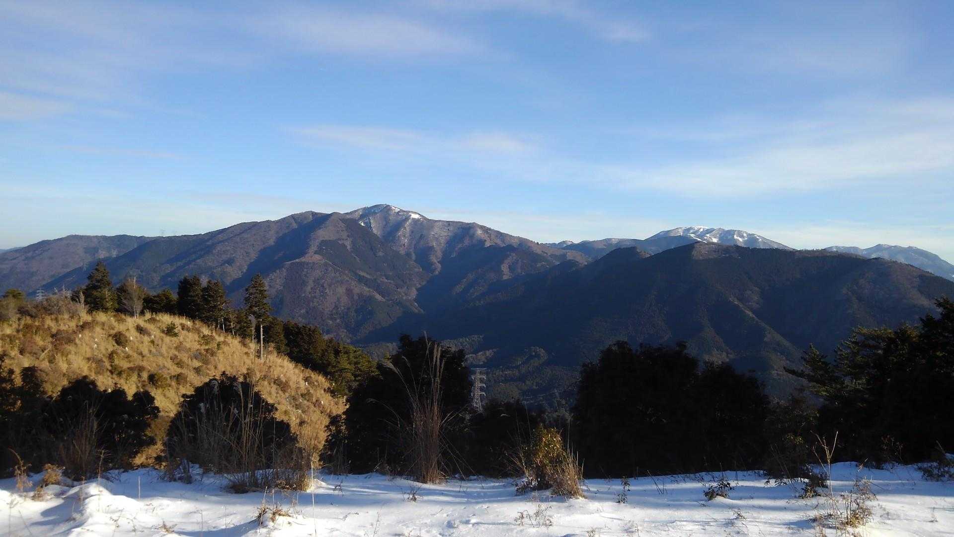 綿向山、鈴鹿方面