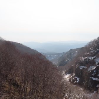 春霞　福島市街見えない