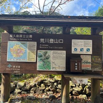 やっと荒川登山口へ到着