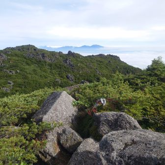 浅間山が見えました