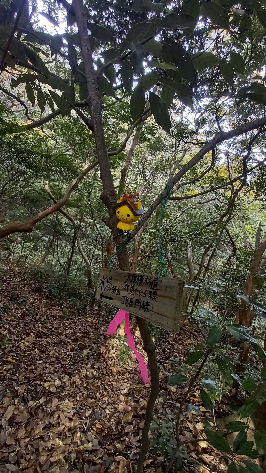 　　長門峡からのコース