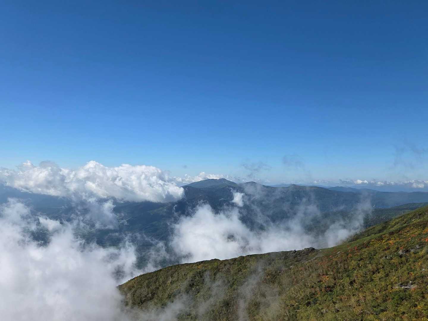 御神坂登山口-切接-わらじ脱ぎ場-笠締-岩手山 往復コースの写真