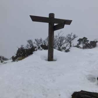 山頂　案内表示