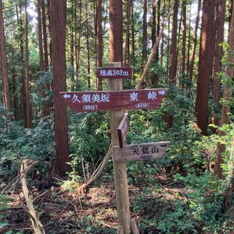 天覚山方面へ。