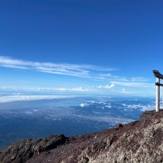 八合目鳥居から