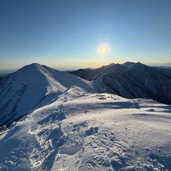 振り返って野塚岳