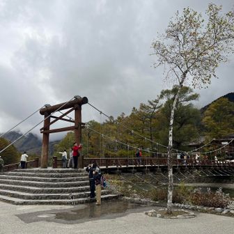 河童橋まで帰ってきました