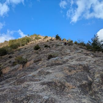 岩ルートをしたから振り返り