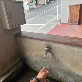 途中のバス停前の水道で頭を下げてジャージャー洗い流す、刺されてから20分ぐらい、毒が広がっているのか頭の表面全体が痛いので救急相談ダイヤルに電話することを決意