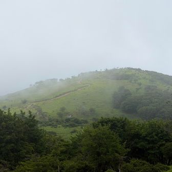 藤原岳が少しガス