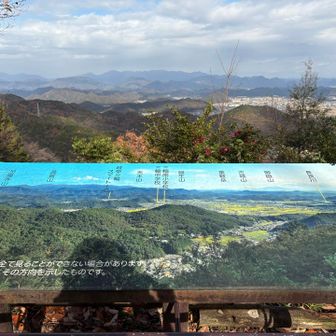 残念ながら白山は見えませんでした。
以前は見えたそうです。
（山の案内板にも白山の名前はありませんでした）
美濃の山々はよく見えました😉