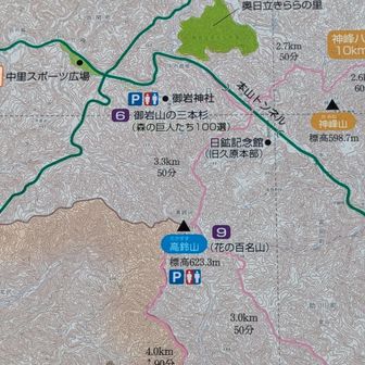 頂上から見えた高鈴山は花の百名山だそうなので、合わせて行ってみたくなりました。