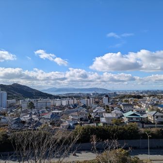 栂尾山への階段頂上から
