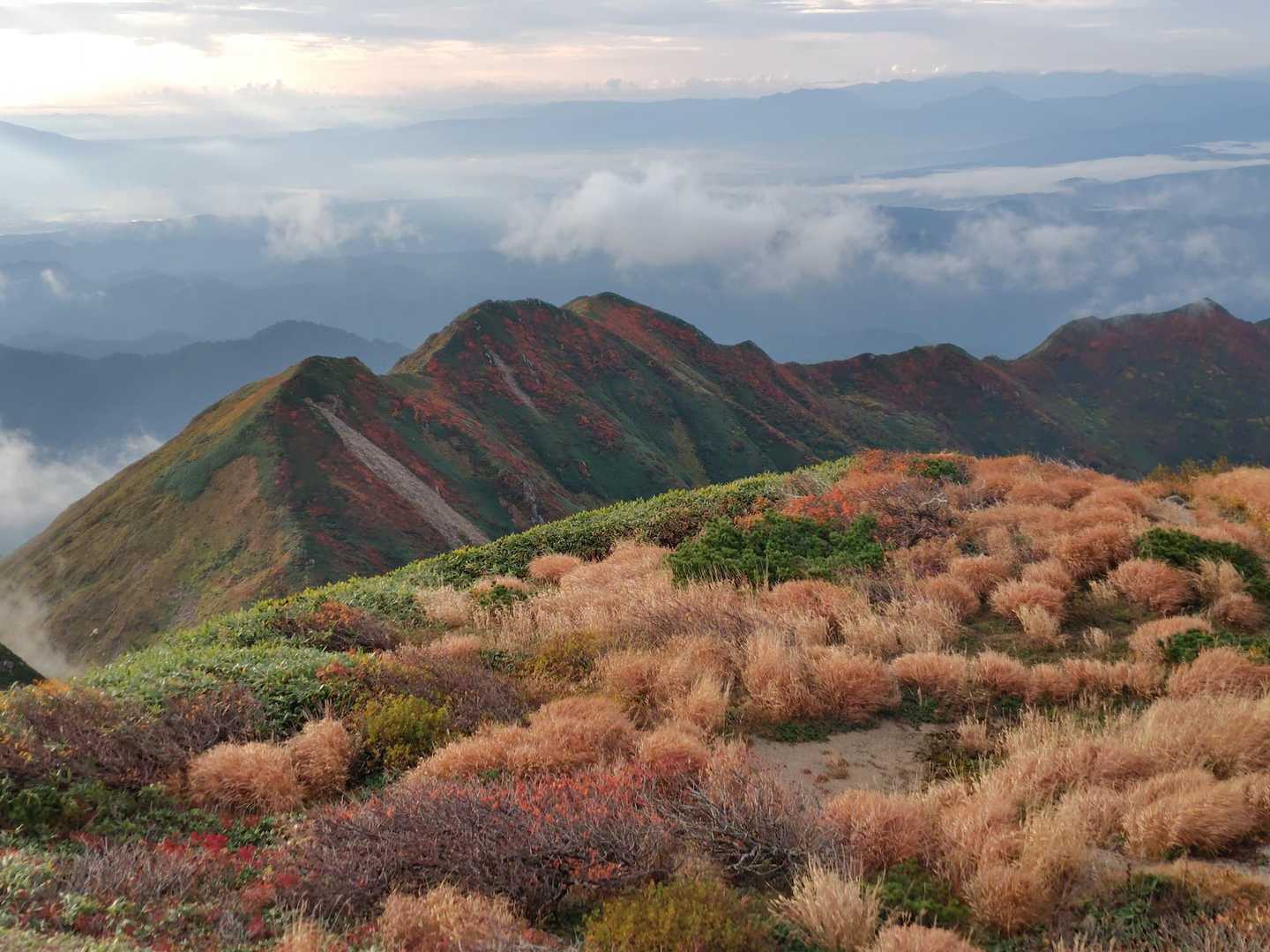 御沢登山口-横峰-剣ヶ峰-草履塚-飯豊山神社-飯豊山-駒形 往復コースの写真