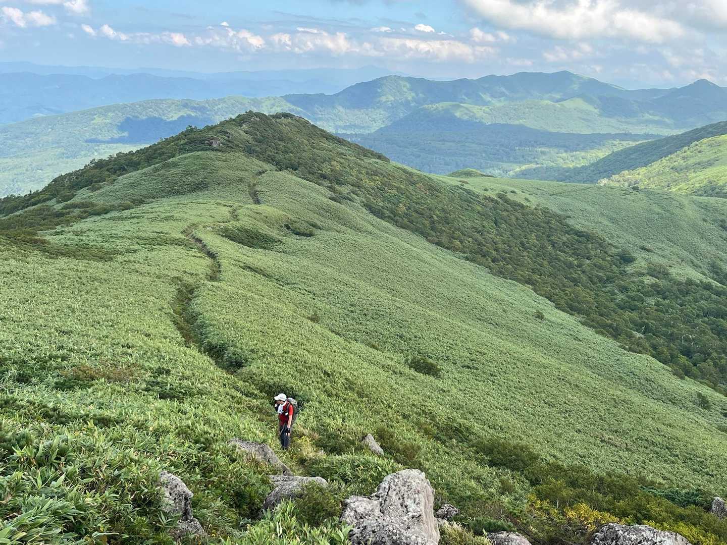 復路もご褒美☺️ 再び白樺山へ🚶